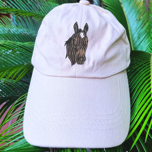 Embroidered Horse Hat