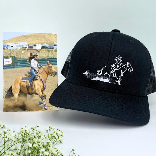 Embroidered Horse Mom Hat