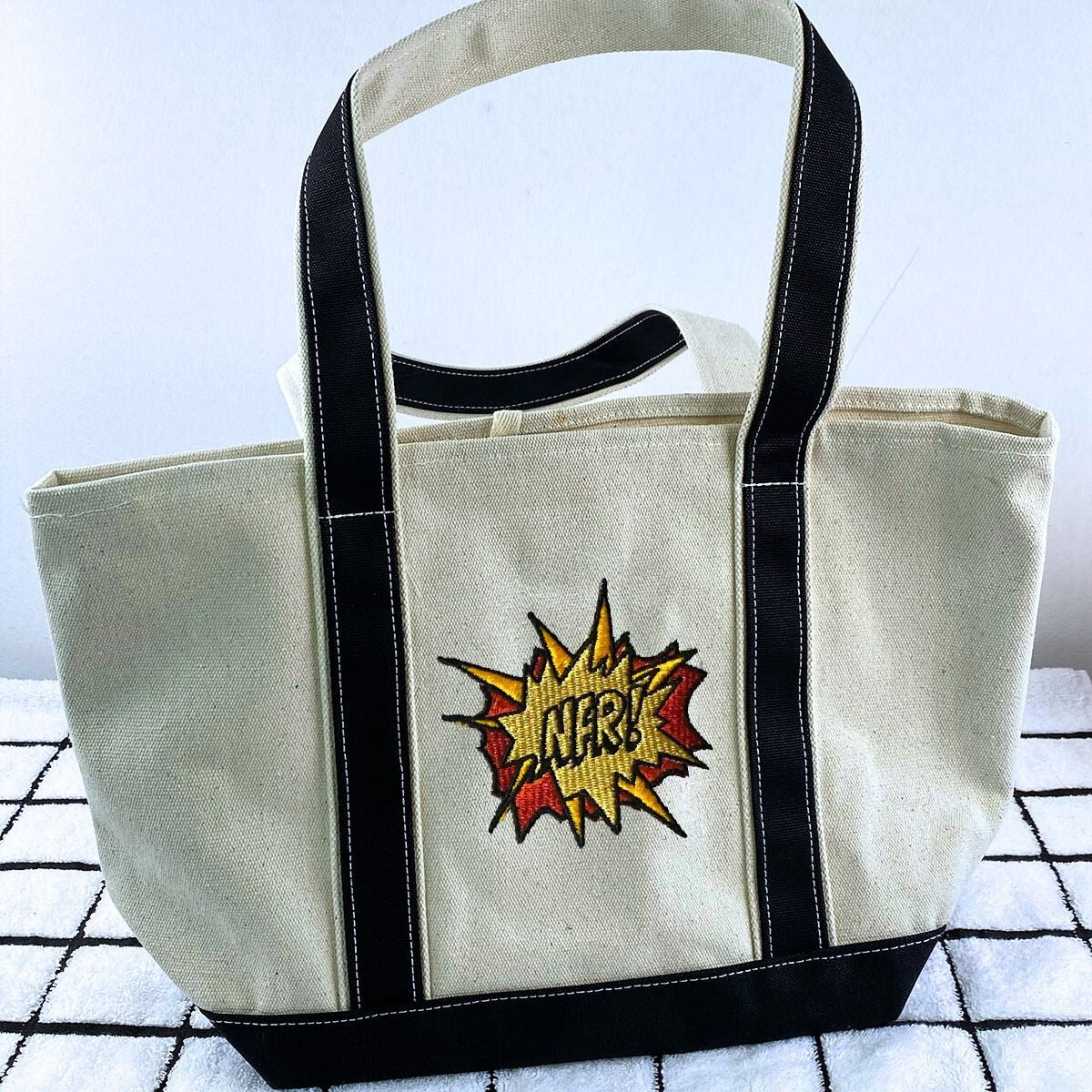 Custom Tote Bags with Logo - Embroidered Business Company Logo - Embroly