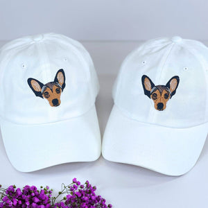 Custom Embroidered Pet Hat with Your Pet Photo