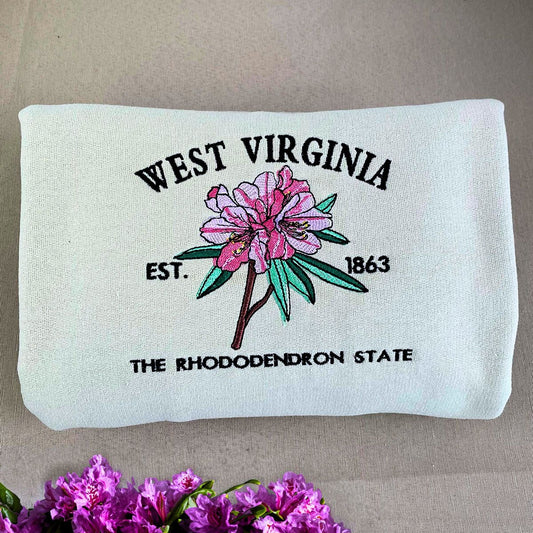 Embroidered West Virginia Sweatshirt