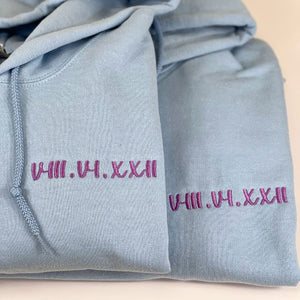 Custom Embroidered Sweatshirt, Hoodie - Best Gift Idea for Him Her Girlfriend Boyfriend