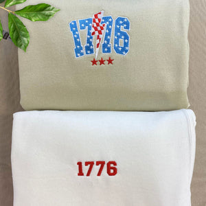 Embroidered 1776 Crewneck Sweatshirt