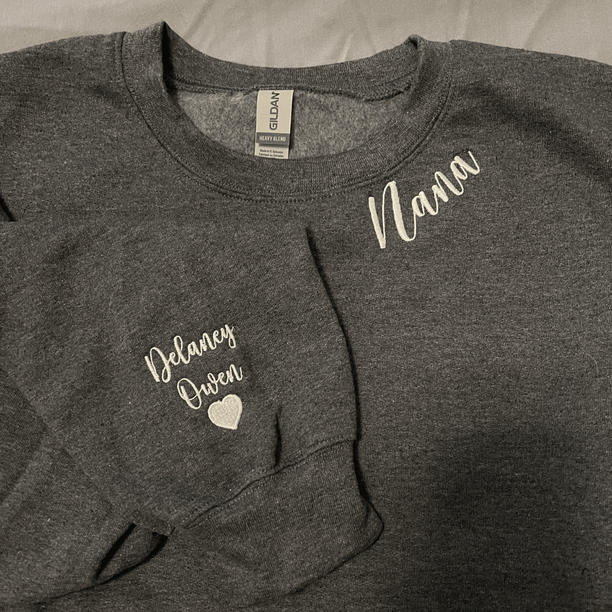momma sweatshirt dark heather 2