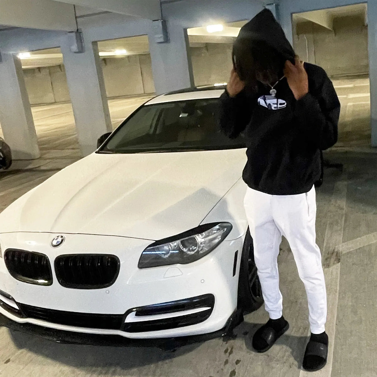 Custom Car Photo Embroidered Hoodie or Sweatshirt – Personalized Gift for Dad, Grandpa, or Car Lovers