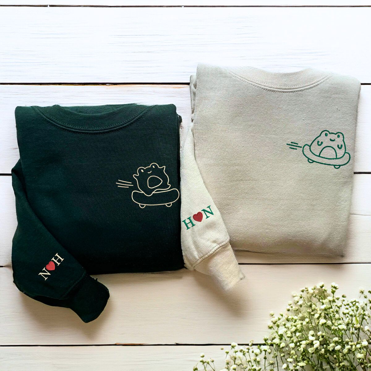 Frog Skateboards Embroidered Sweatshitt Main