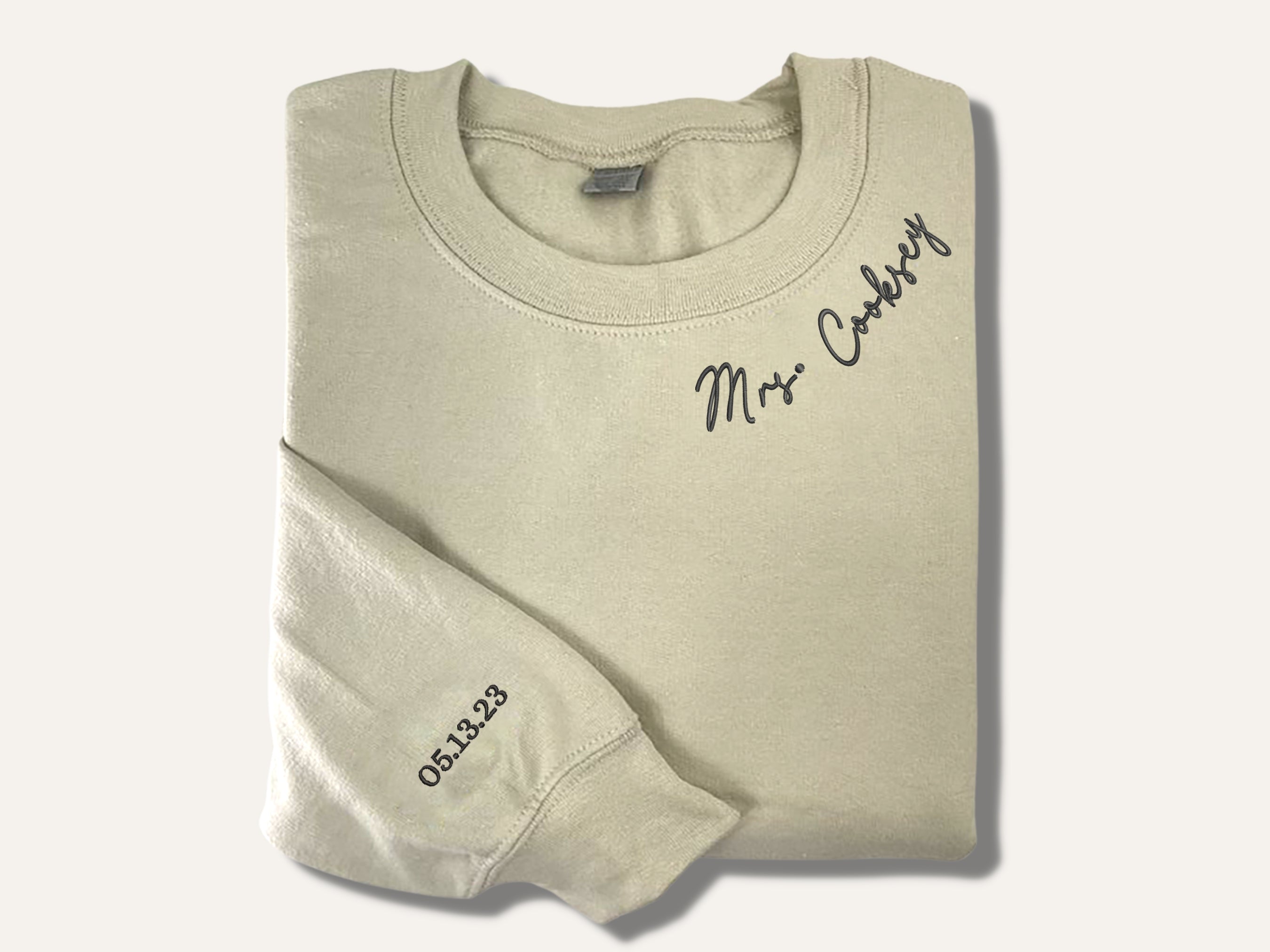 Future Mrs Sweatshirt Hoodie, New Mrs Custom Embroidered