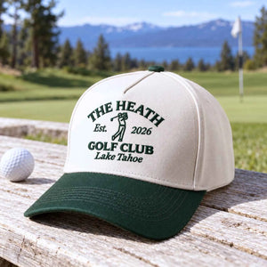 Custom Golf Bachelor Party Snapback Hat - Embroidered Golf Trip Cap, Last Swing Before the Ring
