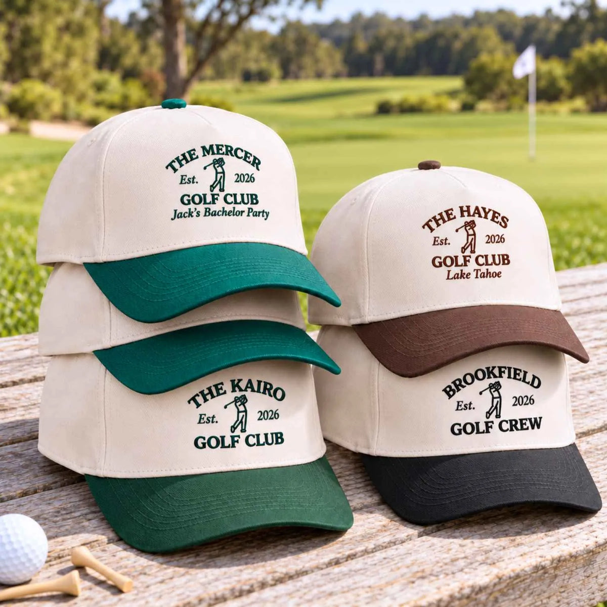 Custom Golf Bachelor Party Snapback Hat - Embroidered Golf Trip Cap, Last Swing Before the Ring