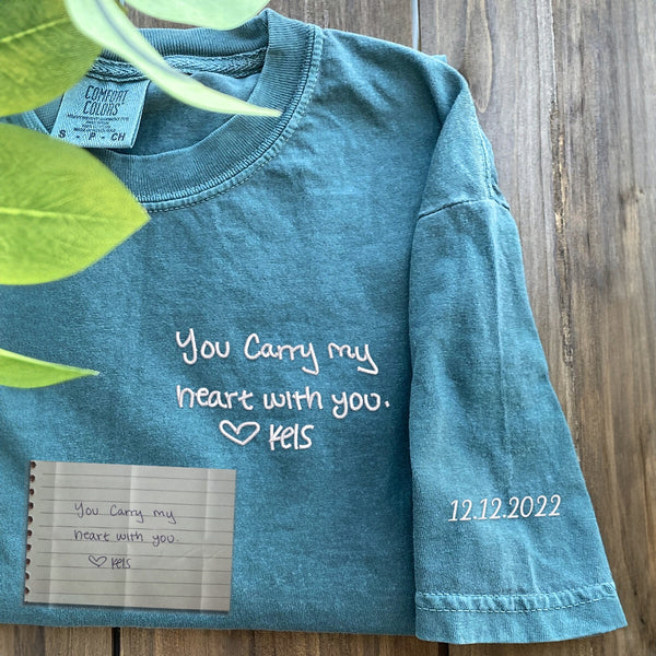 Handwritting Style Graphic Shirt