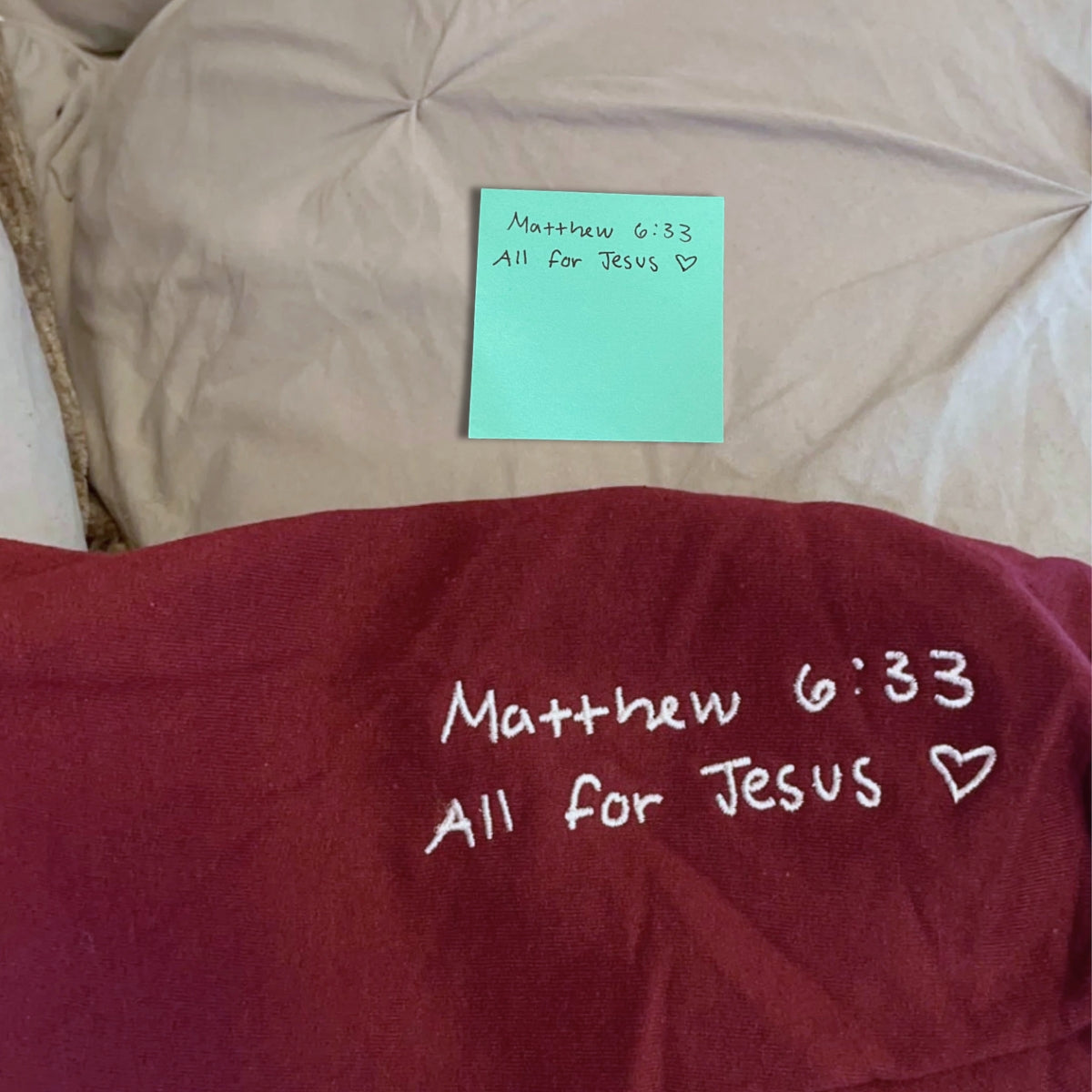 Embroidered Handwriting Sweatshirt - Embroly