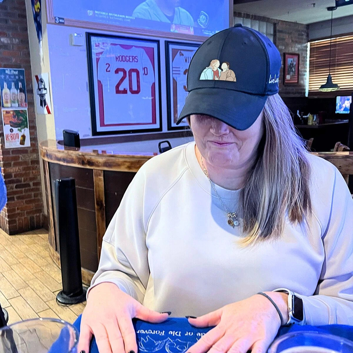 Personalized Photo Snapback Cap with Embroidered Photo - Unique Gift Idea