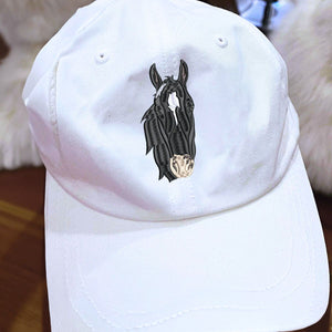 Custom Embroidered Horse Hat using Horse Photo