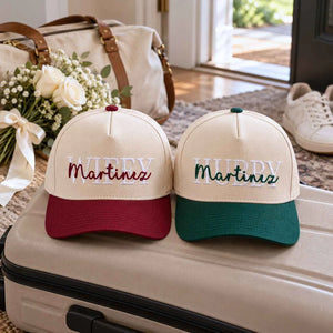 Matching Hubby and Wifey Snapback Hat, Embroidered Cap for Couple, Bride and Groom Gift