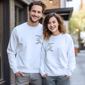 But I Love You So I Love You Sweatshirt or Hoodie, Custom Embroidered for His and Hers Valentines Gifts