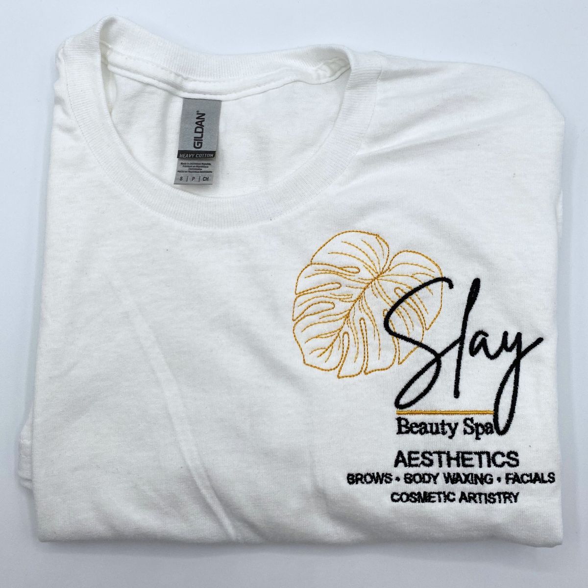 Comfort Color® Custom Embroidered Text Logo T-Shirts