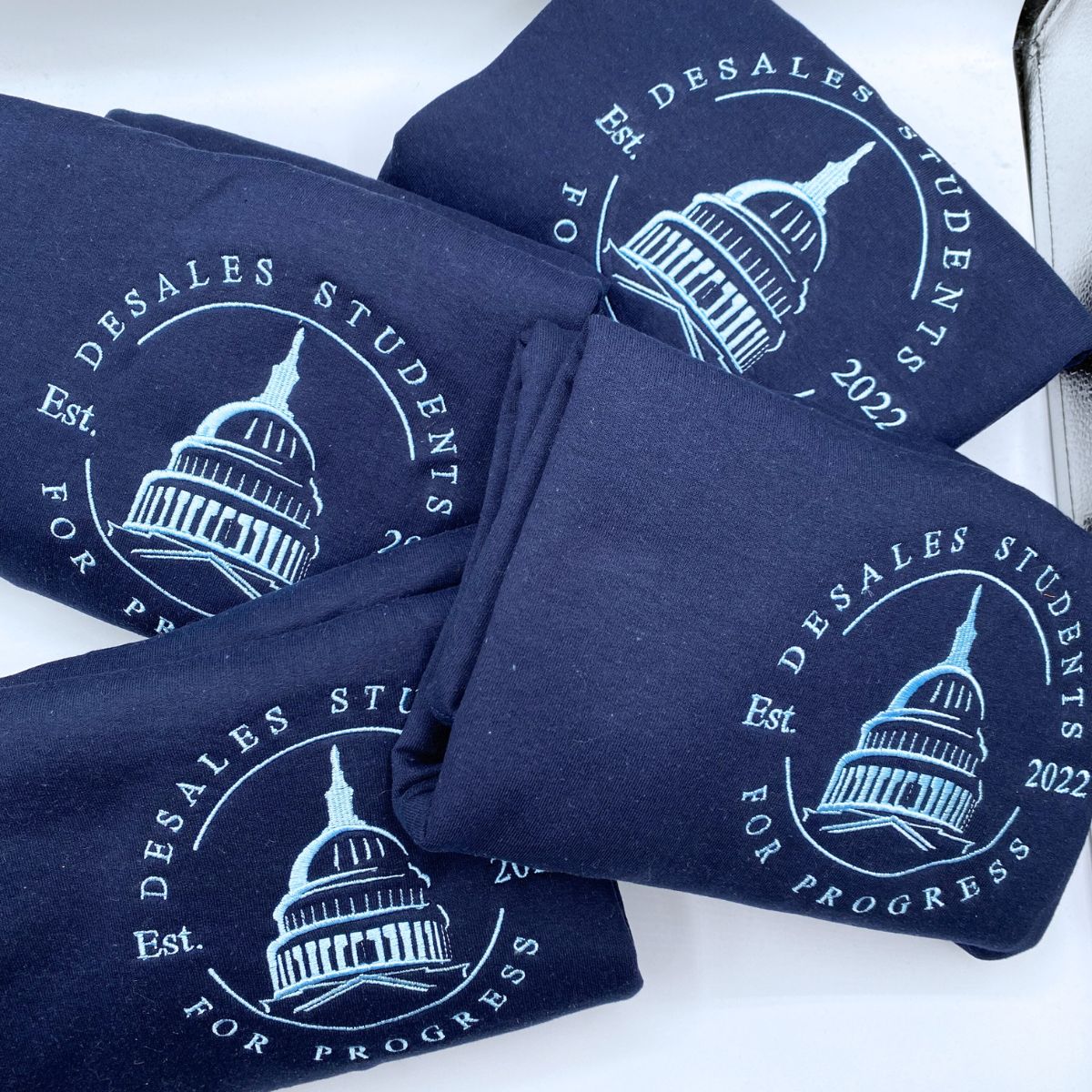 Custom Embroidered Sweatshirt with Your Logo, Any Text or Photo - Embroly