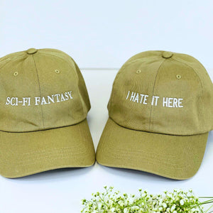 Make Your Own Hat with Embroidered Any Text