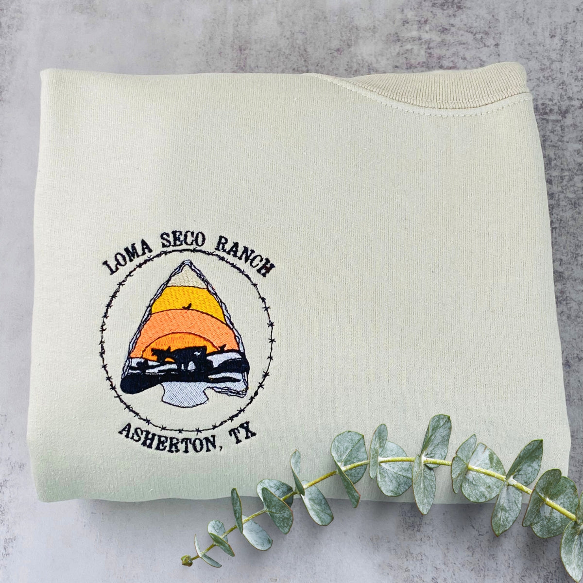 Custom Embroidered Sweatshirt with Your Logo, Any Text or Photo - Embroly