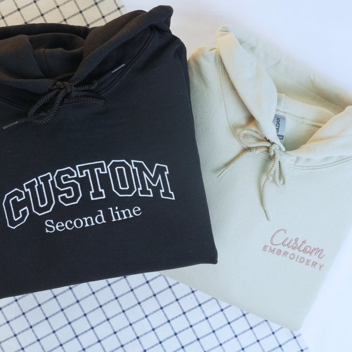 Custom embroidered hoodies sale