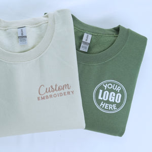 Custom Embroidered Logo Sweatshirts