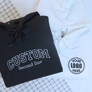 Custom Embroidered Logo Hoodie