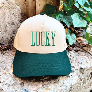 Lucky Hat, Custom Embroidered Gift for St. Patty's Day