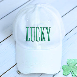 Lucky Hat, Custom Embroidered Gift for St. Patty's Day