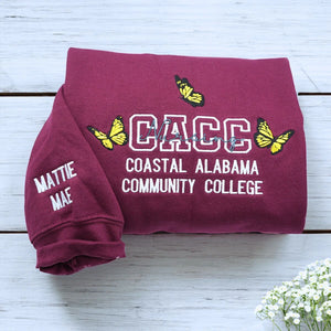 Maroon University Sweatshirt, a graduation gift