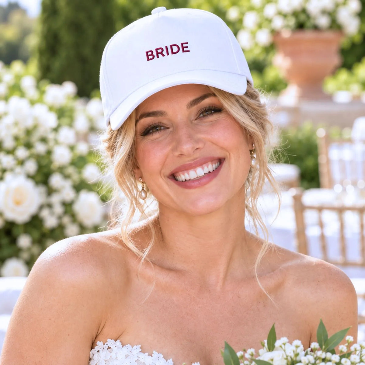 Custom Wedding Family Snapback Hat, Embroidered Mother Father of the Bride Cap, Wedding Favor Gifts