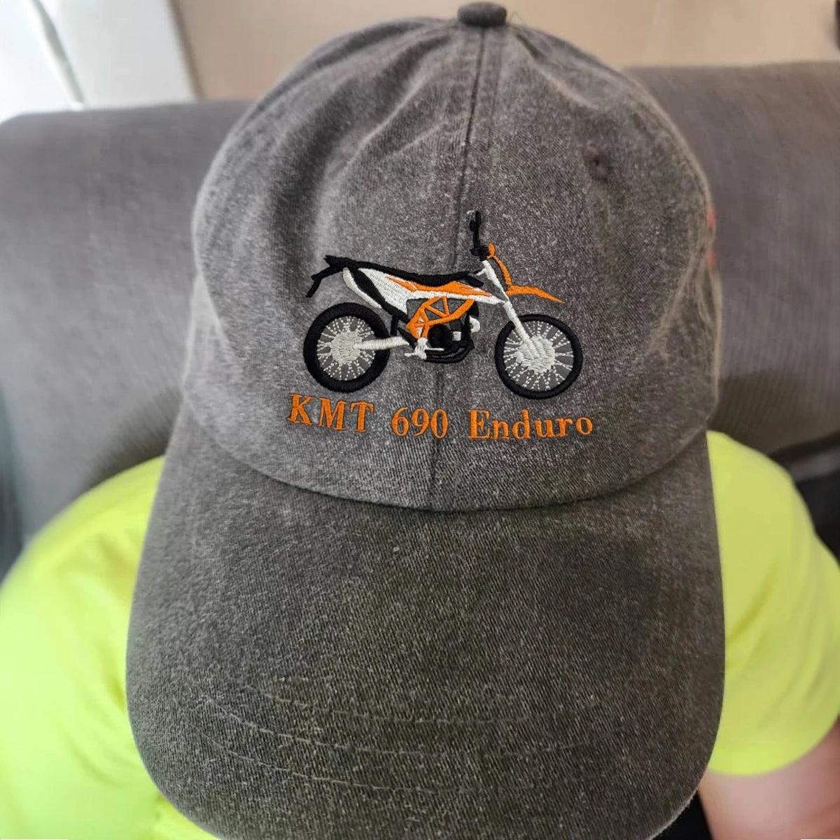 Motorbike Charcoal Hat, a meaningful gift for motorbike lover or husband and boyfriend
