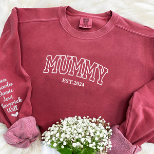 Embroidered Mummy sweatshirt