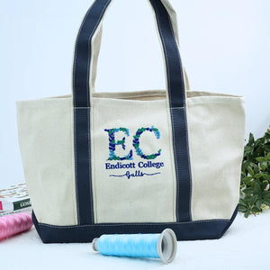 Natutal Black University College Tote Bag, A graduation gift