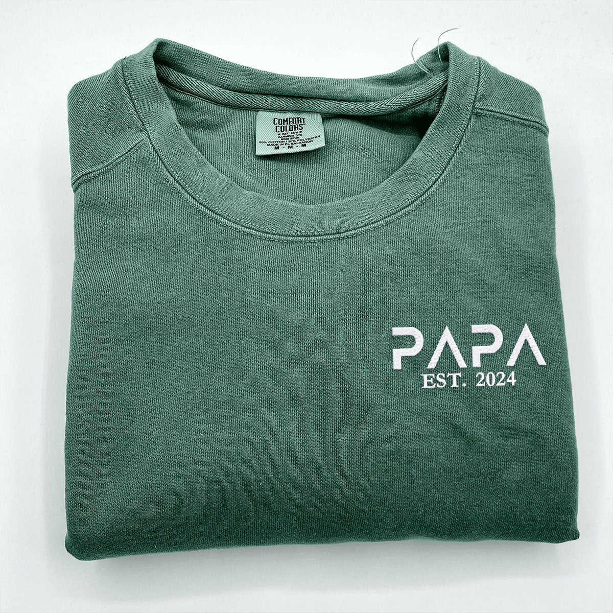 Comfort Color® Embroidered Papa Shirt