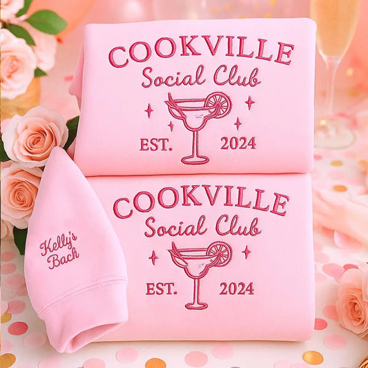 Light Pink Bachelorette Bridal Party Sweatshirt,  A meaningful and cozy gift for bridesmaid