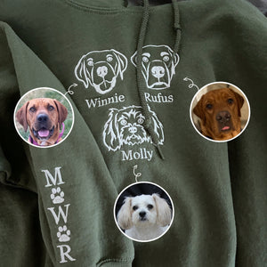 Rhodesian Ridgeback Sweatshirt or Hoodie, Custom Embroidered Gift from Photo Name