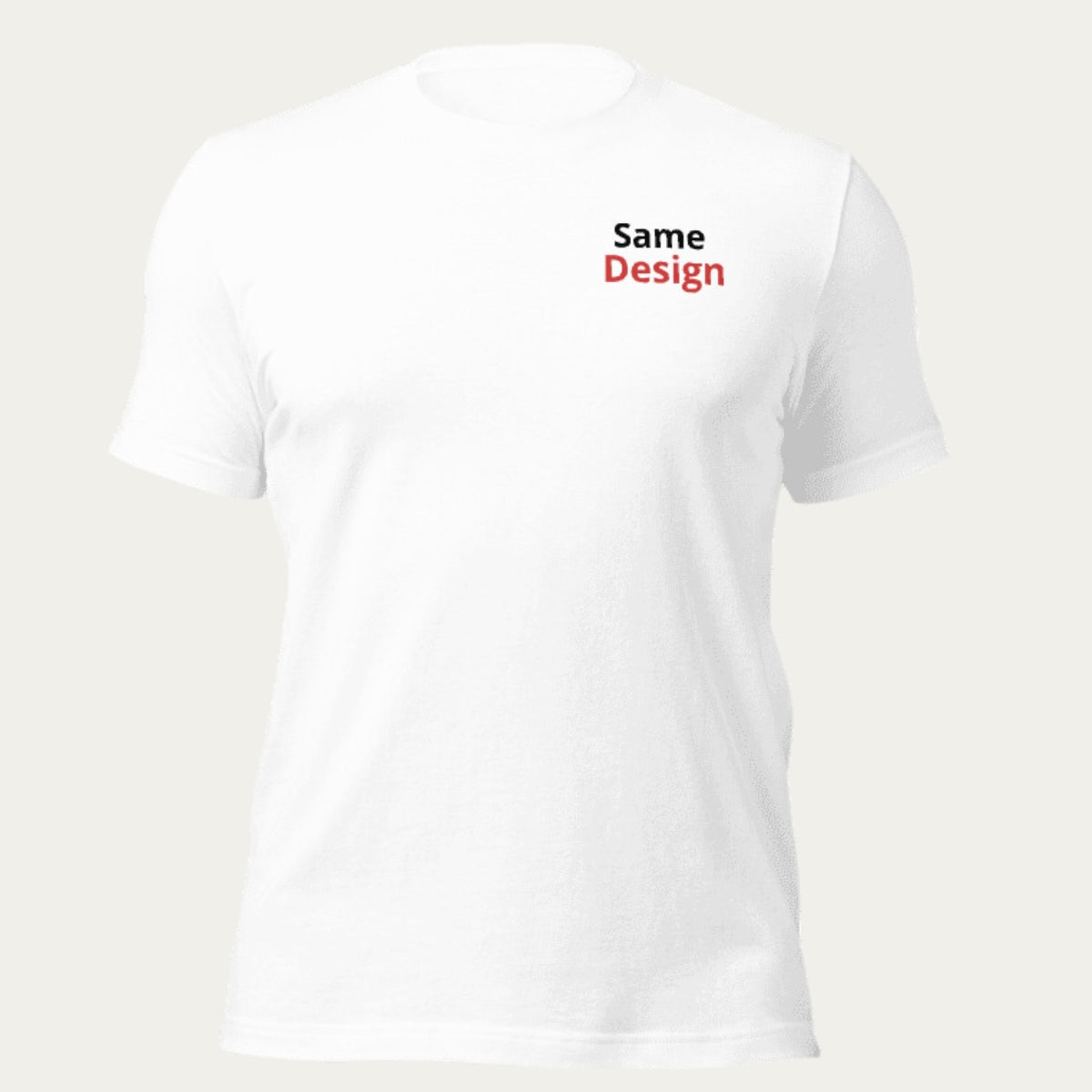 Custom Embroidered T-Shirt with Same Design (Bella Canvas)