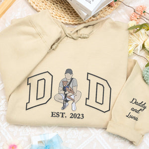 Sand Dog Dad Life Hoodie, a meaningful and cozy gift for dog dad