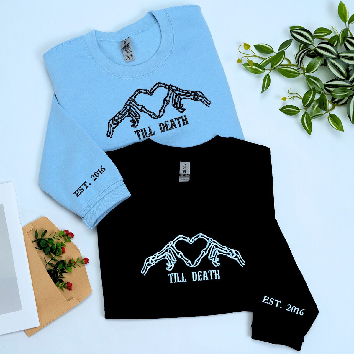 Skeleton Embroidered Sweatshirt Main