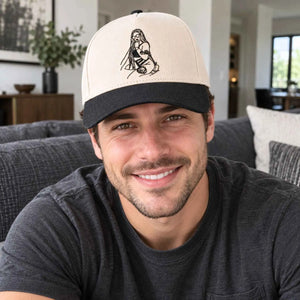 Custom Spicy Photo Snapback Hat - Embroidered Her Photo Cap for Him, Birthday Gift for Boyfriend or Husband