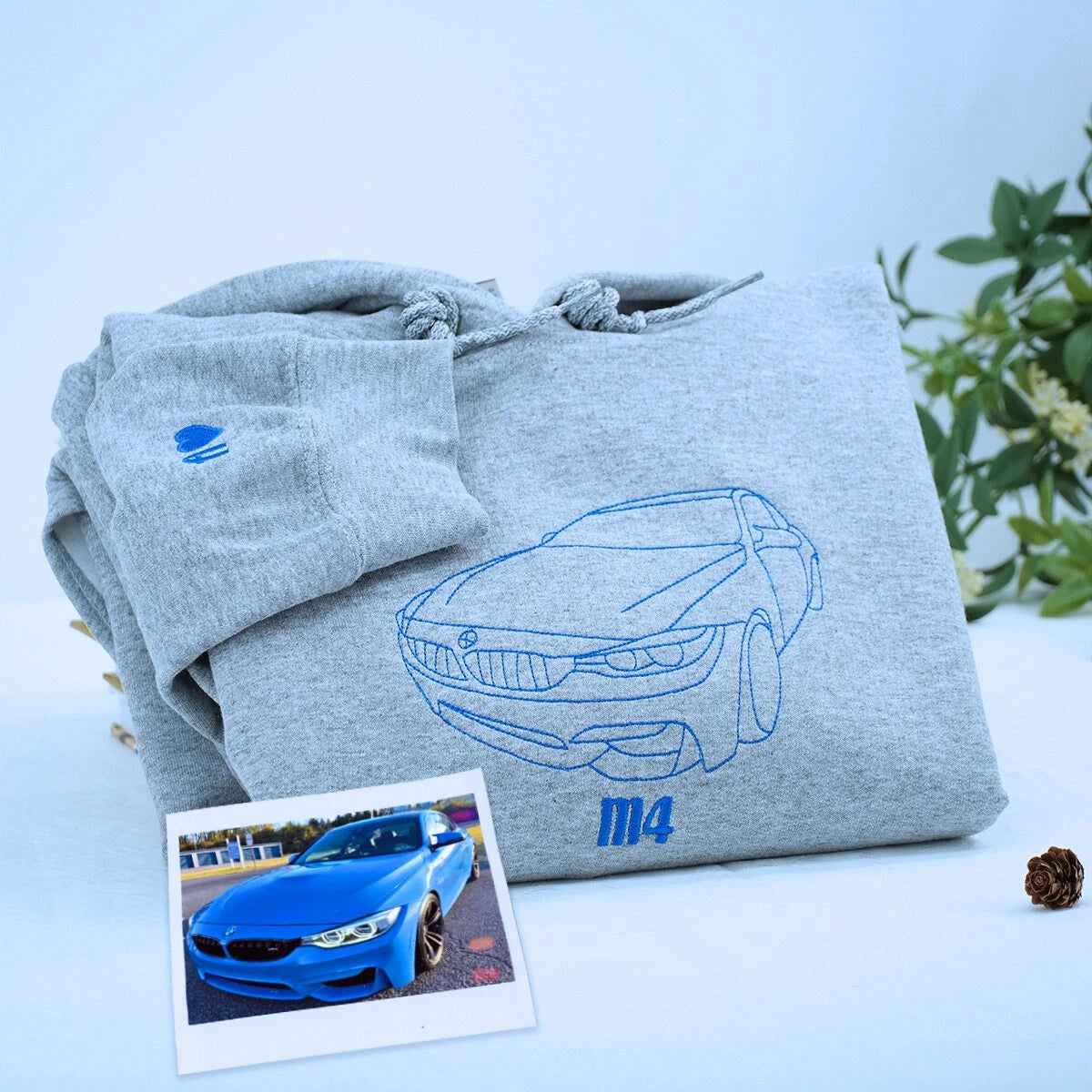 Sport Gray Car Hoodie, a meaningful and cozy gift for car lover, boyfriend or husband