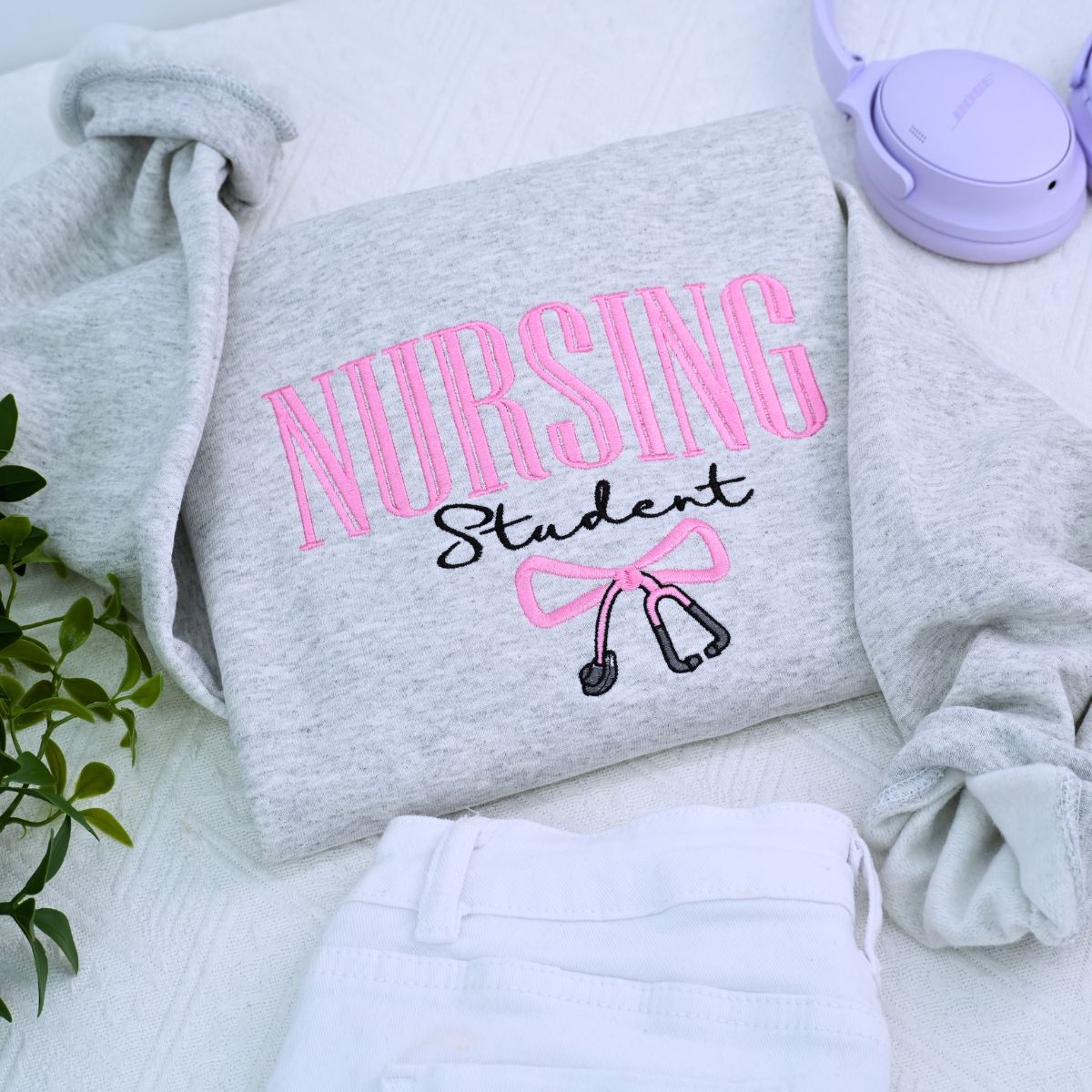 Sport Gray Nurse Sweatshirt, a meaningful and cozy gift for nurse student