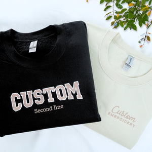 Custom Embroidered Sweatshirts - Unique Gift for Men or Women