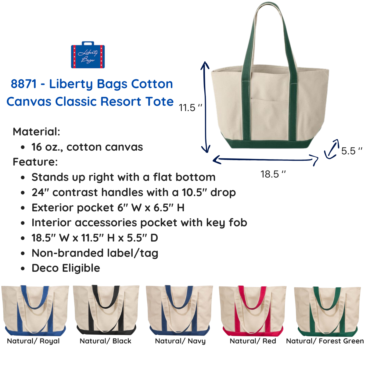 Personalized University Tote Bag with Custom Embroidered Floral Text- Unique College Gift Idea - Embroly