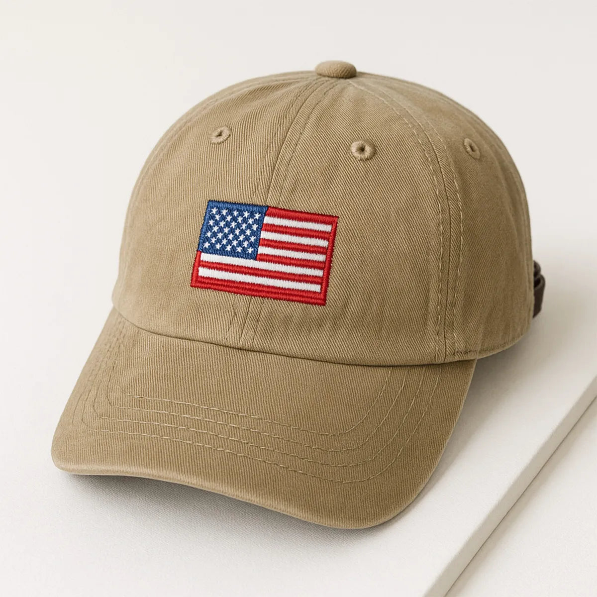 Embroidered American Flag Hat