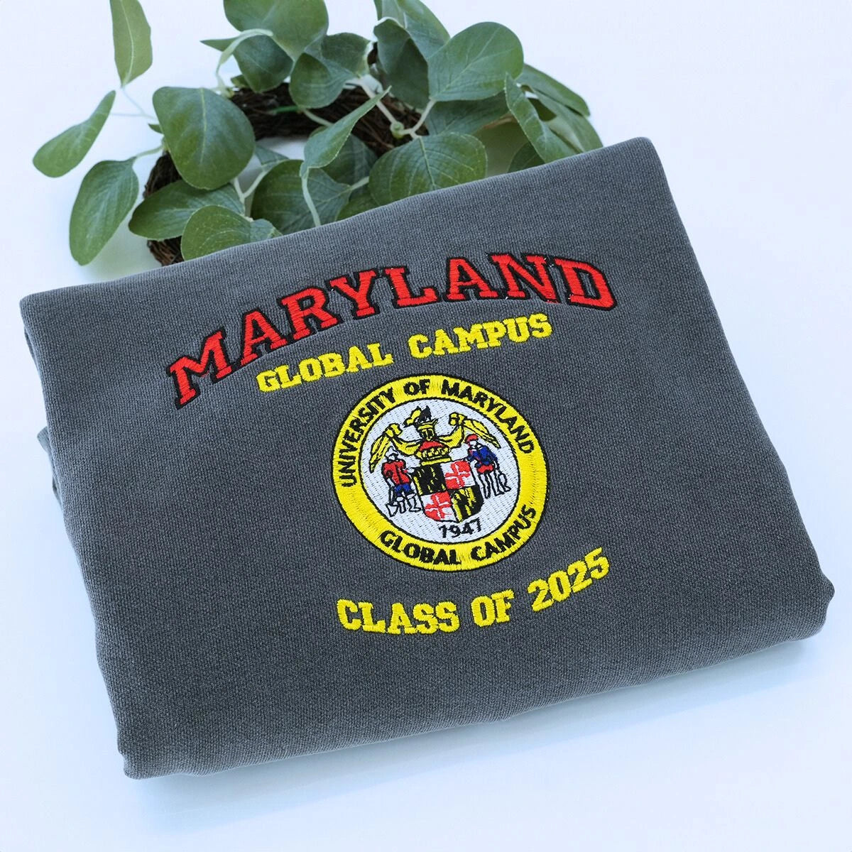 University Pepper Sweatshirt with University Logo, graduation gift