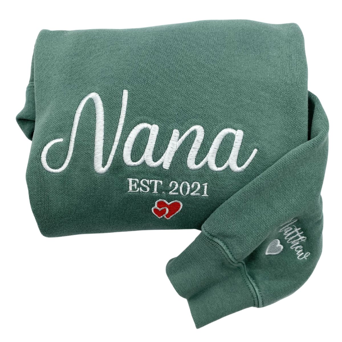 Custom Neutral Mama Embroidered Sweatshirt, Varsity Letter Sweatshirt - Embroly