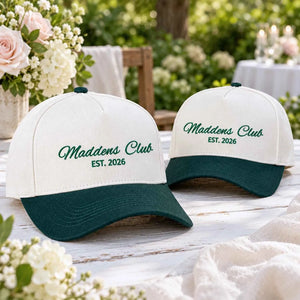 Custom Wedding Snapback Hat, Embroidered Bachelorette Party Baseball Cap for Bride Squad, Bridal Shower Keepsake