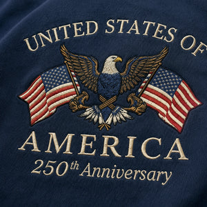 America's Semiquincentennial T-Shirt - Embroidered Patriotic Vintage Style American 4th of July