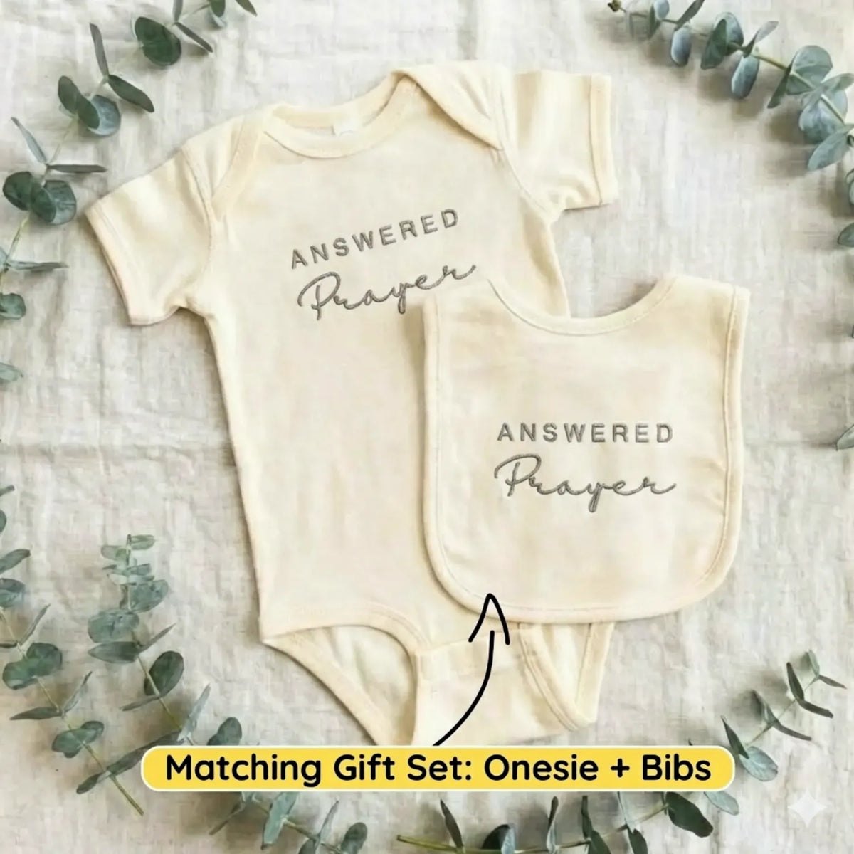 Answered Prayer Baby Onesie - Meaningful Christian Gift for Newborns & Baby Showers